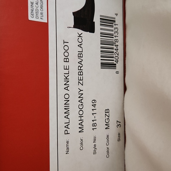 STAUD Palamino Platform Chelsea Ankle Boots in Zebra 7 - Picture 5 of 6